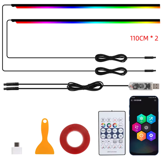 LED-Lichtband für den Innenbereich 2 x 110 cm Premium